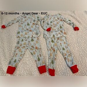 12 month pajamas, bamboo